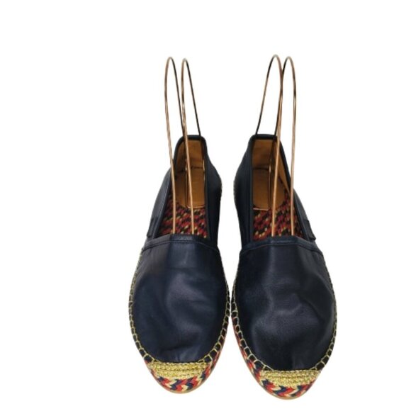 Gucci Charlotte Nappa Leather Platform Espadrilles - Picture 2 of 8